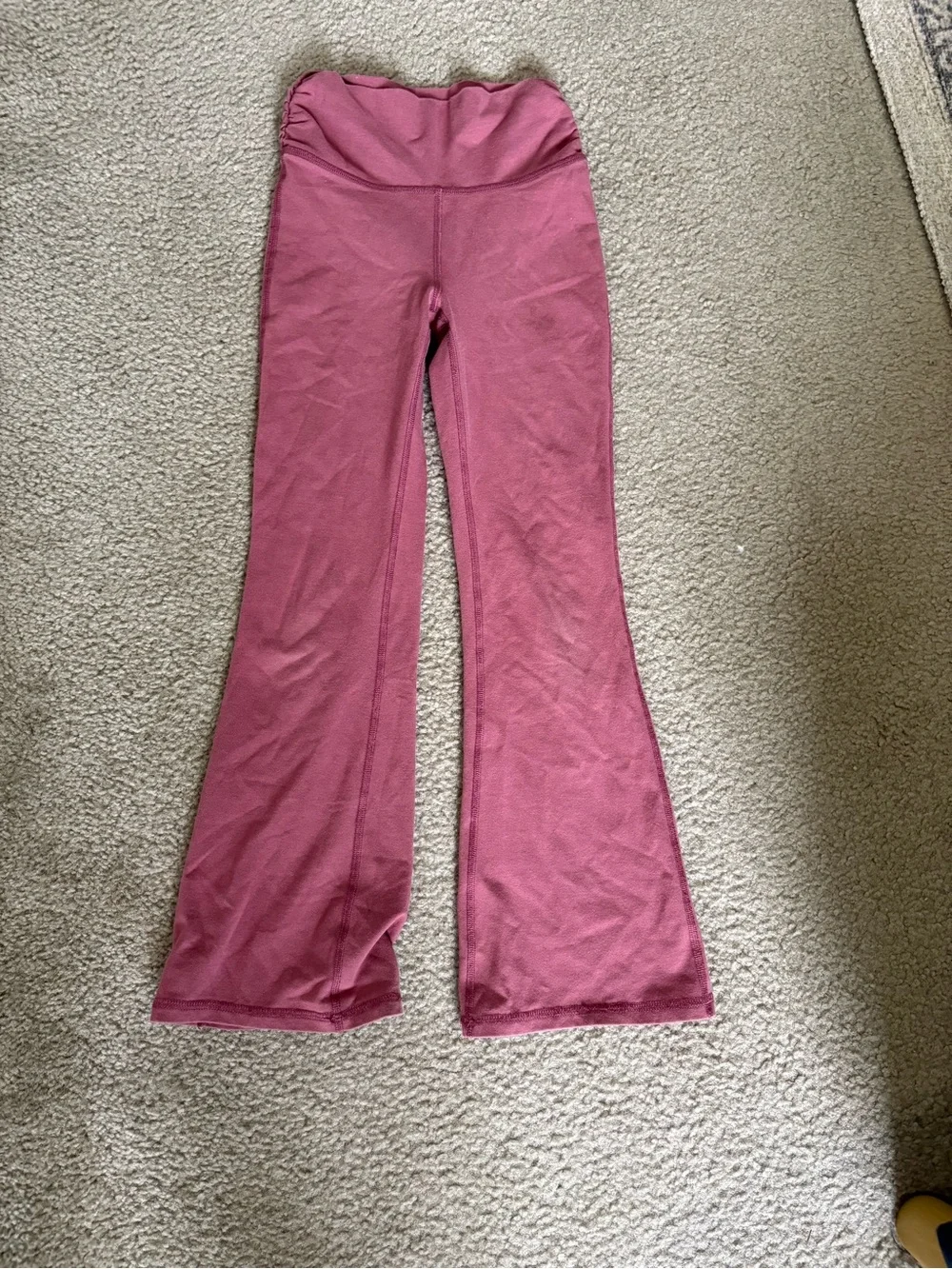 Old Navy Active Girls Mauve Flare Leggings